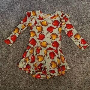 Dream Jamms Caramelt Your Heart Ruffle Romper